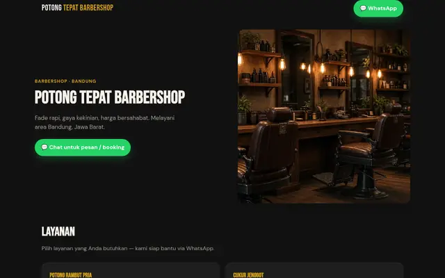 Potong Tepat Barbershop